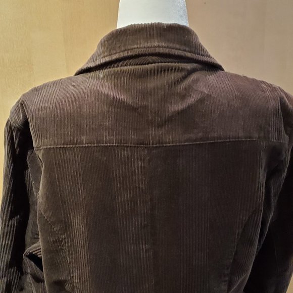 Short Brown Corduroy Jacket - Picture 6 of 6